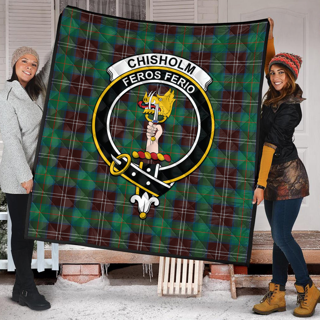 chisholm-hunting-ancient-tartan-quilt-with-family-crest