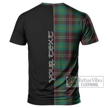 Chisholm Hunting Ancient Tartan T-Shirt with Family Crest and Half Of Me Style