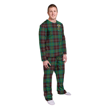 Chisholm Hunting Ancient Tartan Pajamas Family Set with Family Crest