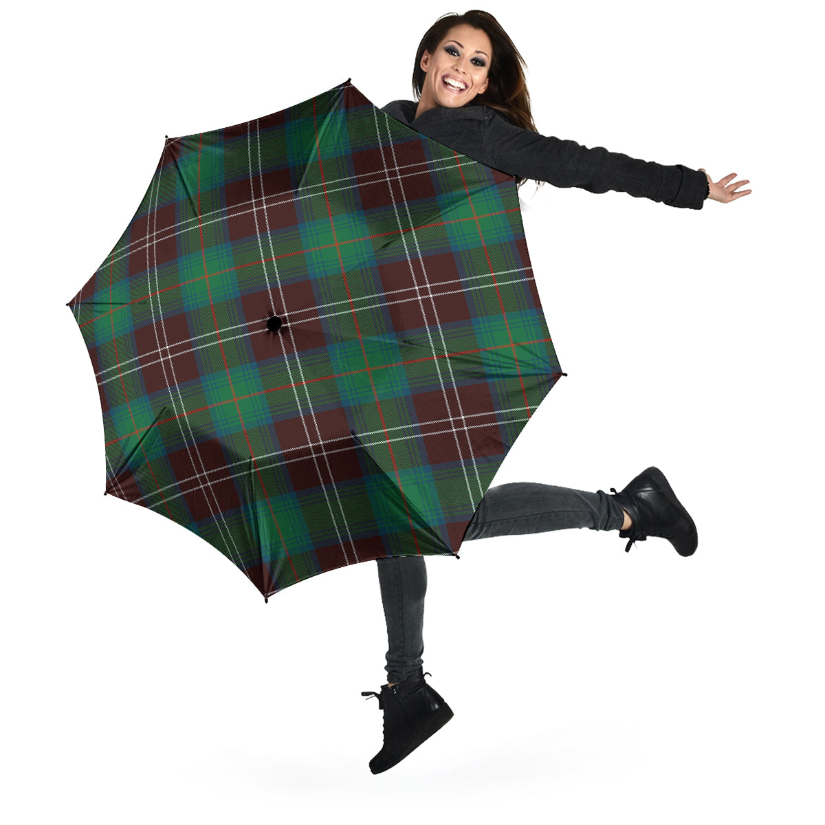 Chisholm Hunting Ancient Tartan Umbrella - Tartanvibesclothing