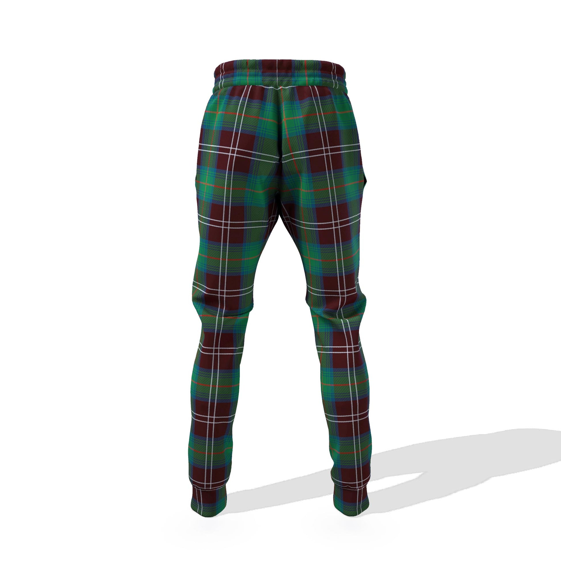 Chisholm Hunting Ancient Tartan Joggers Pants with Family Crest 6XL - Tartan Vibes Clothing