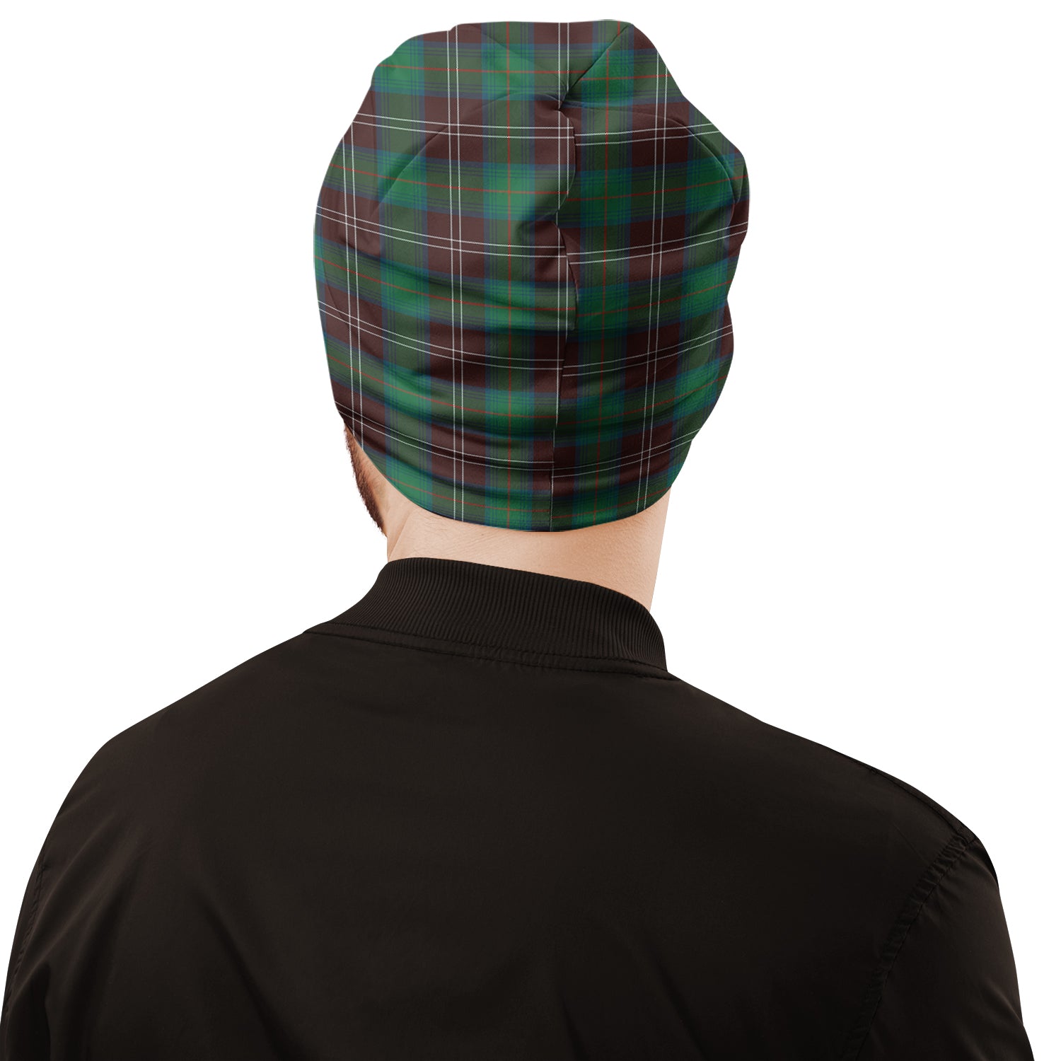 Chisholm Hunting Ancient Tartan Beanies Hat with Family Crest - Tartan Vibes Clothing