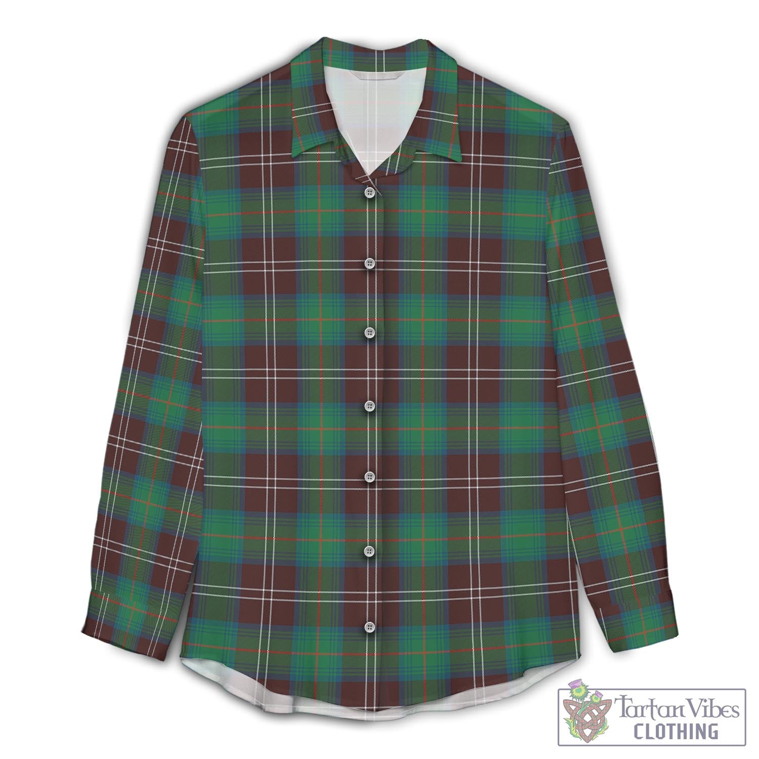 Chisholm Hunting Ancient Tartan Womens Casual Shirt