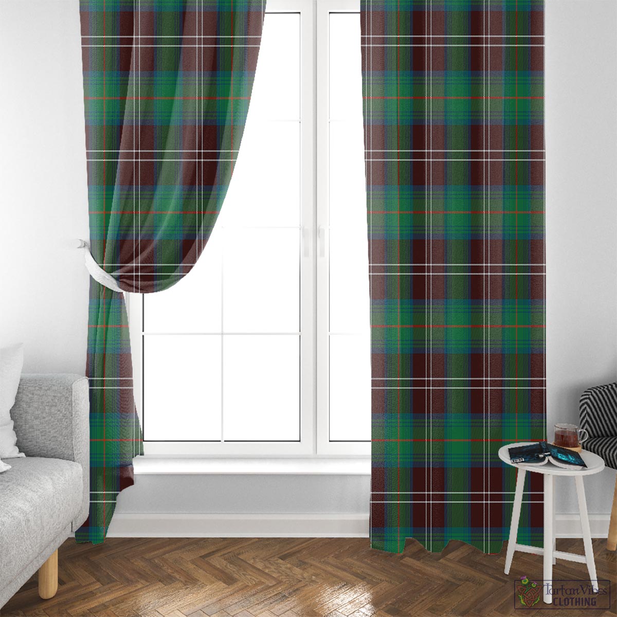 Chisholm Hunting Ancient Tartan Window Curtain