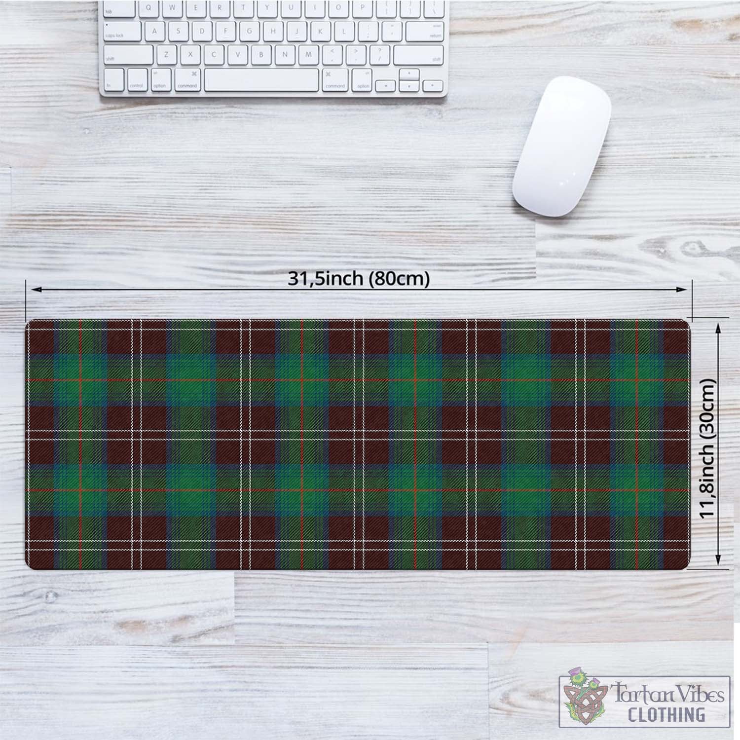 Tartan Vibes Clothing Chisholm Hunting Ancient Tartan Mouse Pad