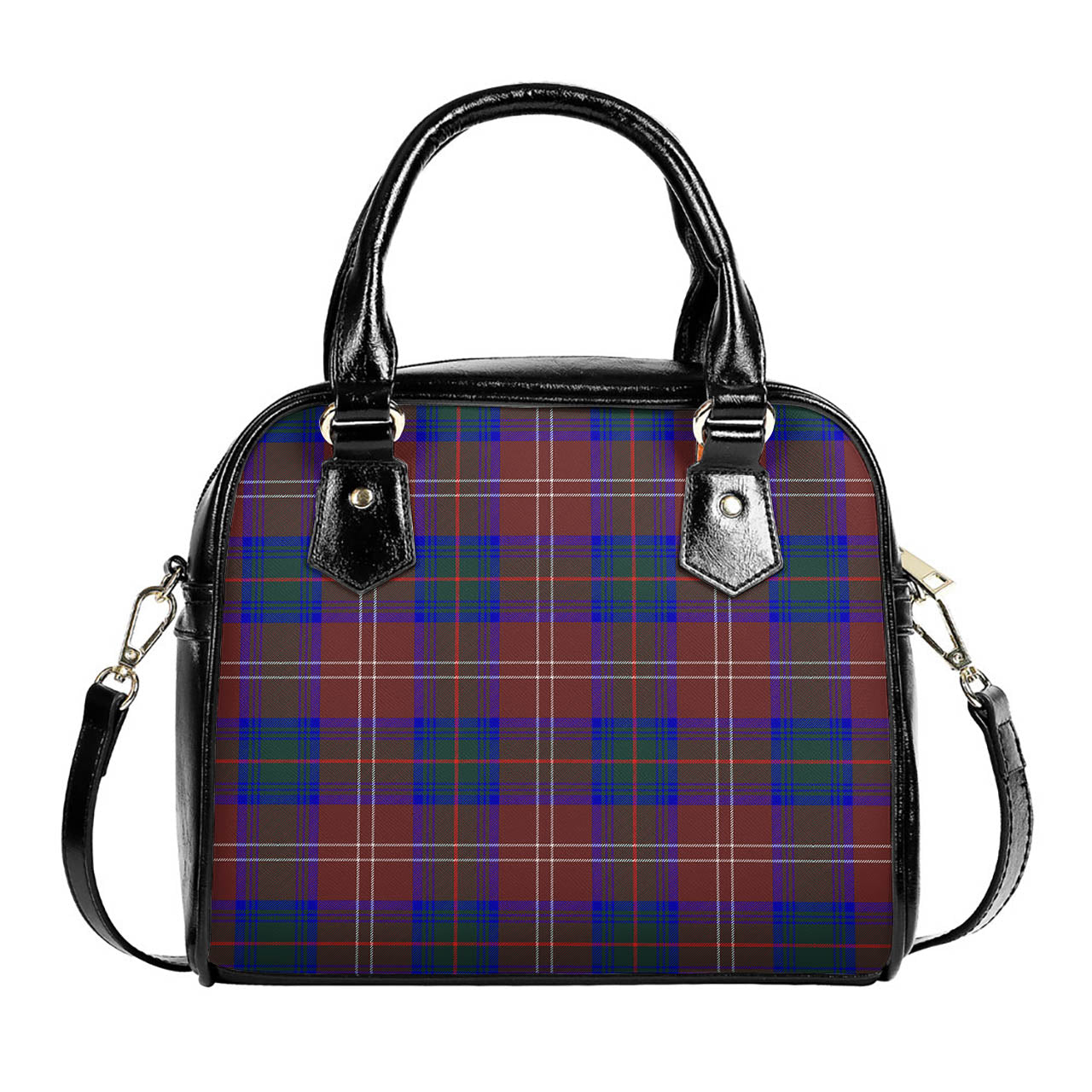 Chisholm Hunting Modern Tartan Shoulder Handbags One Size 6*25*22 cm - Tartanvibesclothing