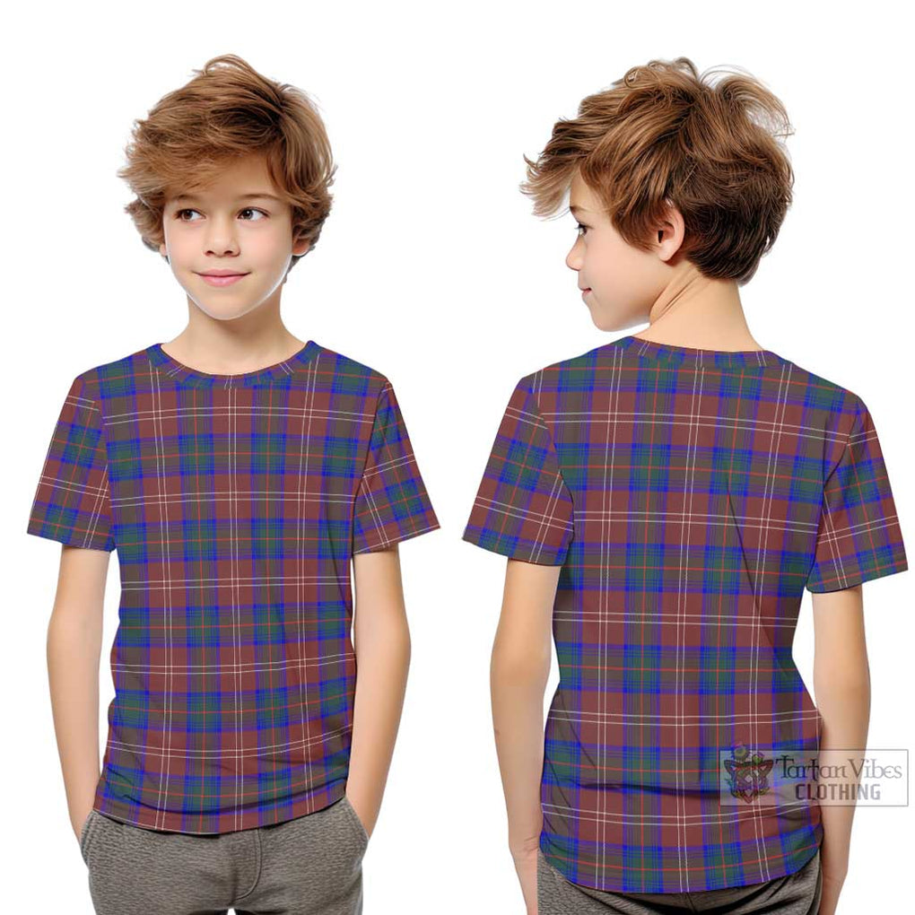 Chisholm Hunting Modern Tartan Kid T-Shirt Youth XL Size14 - Tartanvibesclothing Shop