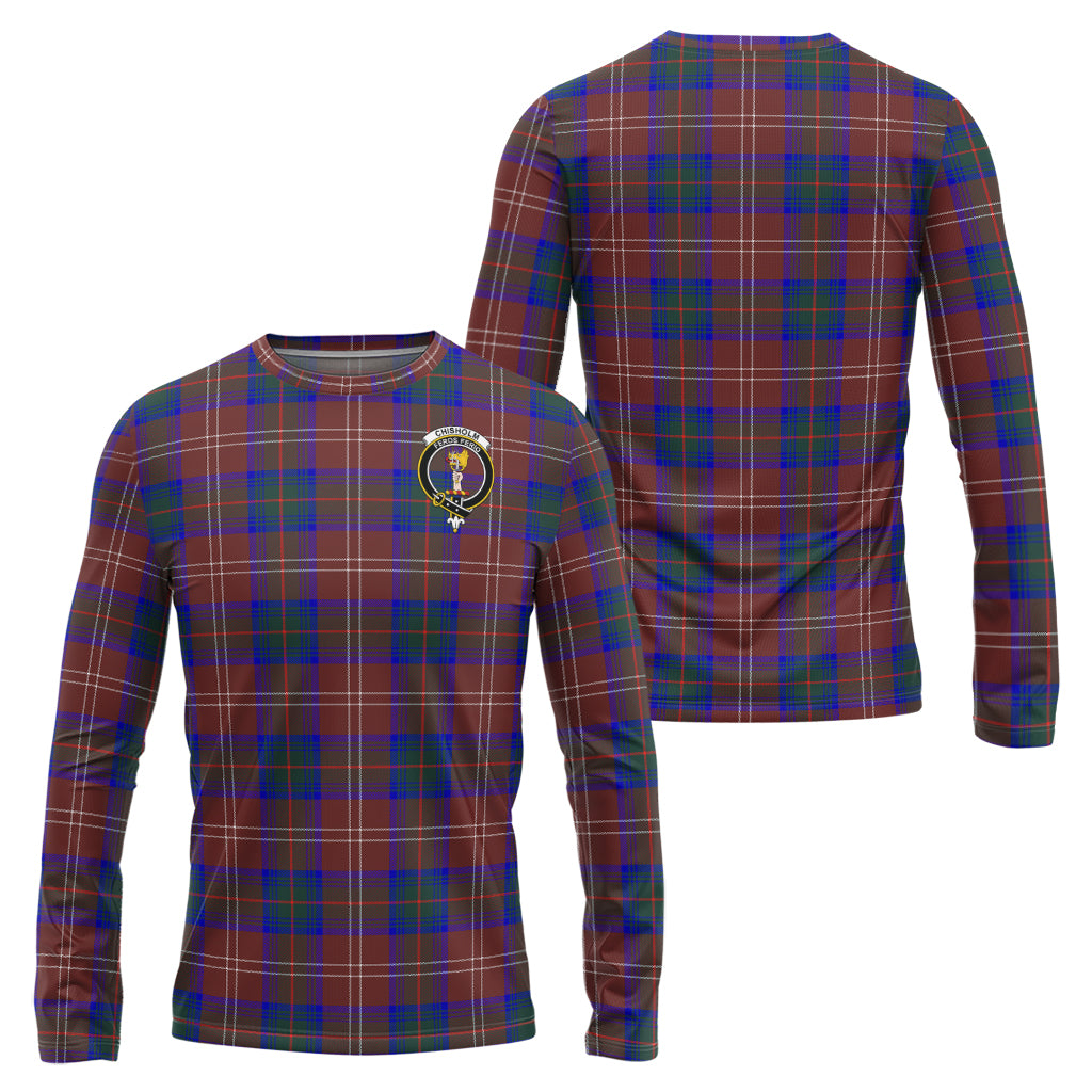 chisholm-hunting-modern-tartan-long-sleeve-t-shirt-with-family-crest