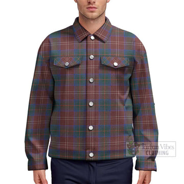 Chisholm Hunting Modern Tartan Unisex Lapel Cotton Jacket