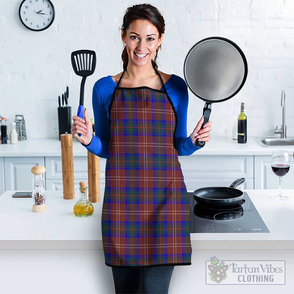 Chisholm Hunting Modern Tartan Apron Black S 38x47 cm - Tartan Vibes Clothing