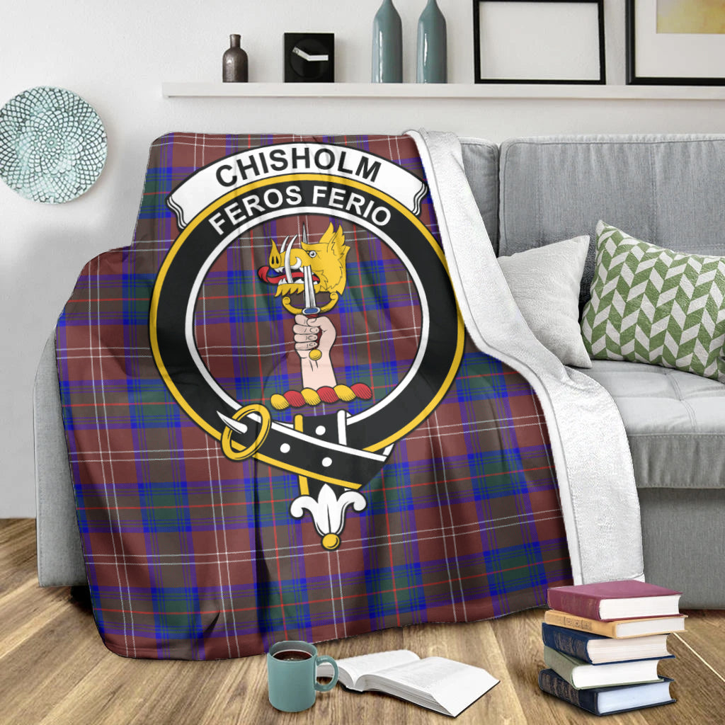 chisholm-hunting-modern-tartab-blanket-with-family-crest