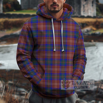 Chisholm Hunting Modern Tartan Cotton Hoodie