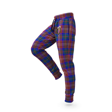 Chisholm Hunting Modern Tartan Joggers Pants with Family Crest