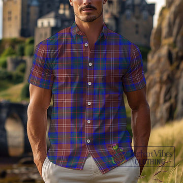 Chisholm Hunting Modern Tartan Cotton Hawaiian Shirt