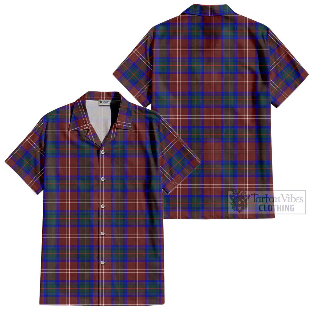 Chisholm Hunting Modern Tartan Cotton Hawaiian Shirt Kid - Tartanvibesclothing Shop