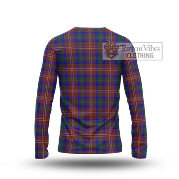 Chisholm Hunting Modern Tartan Long Sleeve T-Shirt with Family Crest DNA In Me Style