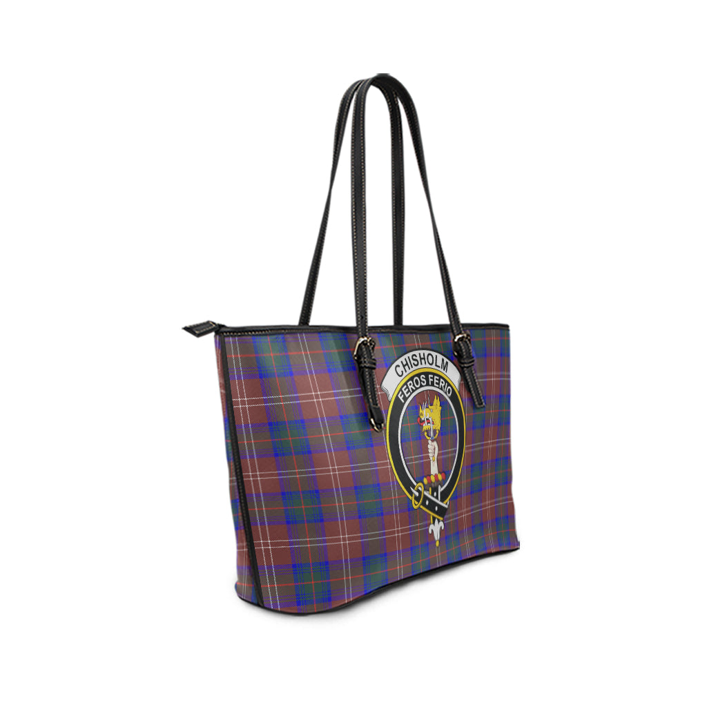 chisholm-hunting-modern-tartan-leather-tote-bag-with-family-crest