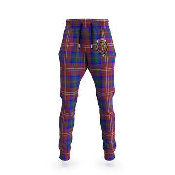 Chisholm Hunting Modern Tartan Joggers Pants with Family Crest