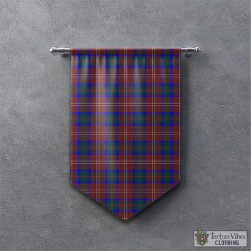 Chisholm Hunting Modern Tartan Gonfalon, Tartan Banner