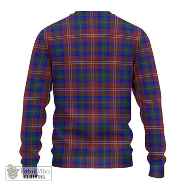 Chisholm Hunting Modern Tartan Ugly Sweater with Family Crest DNA In Me Style