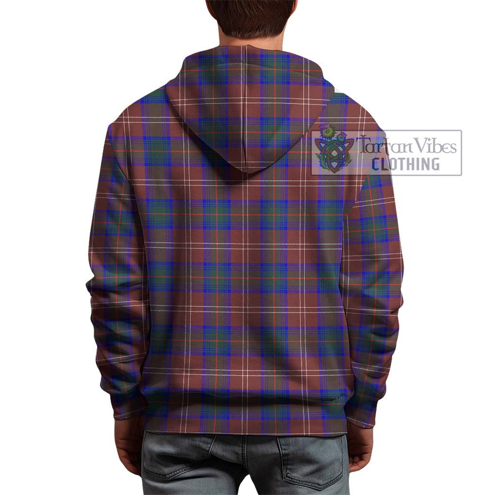 Chisholm Hunting Modern Tartan Hoodie with Family Crest DNA In Me Style - Tartanvibesclothing Shop