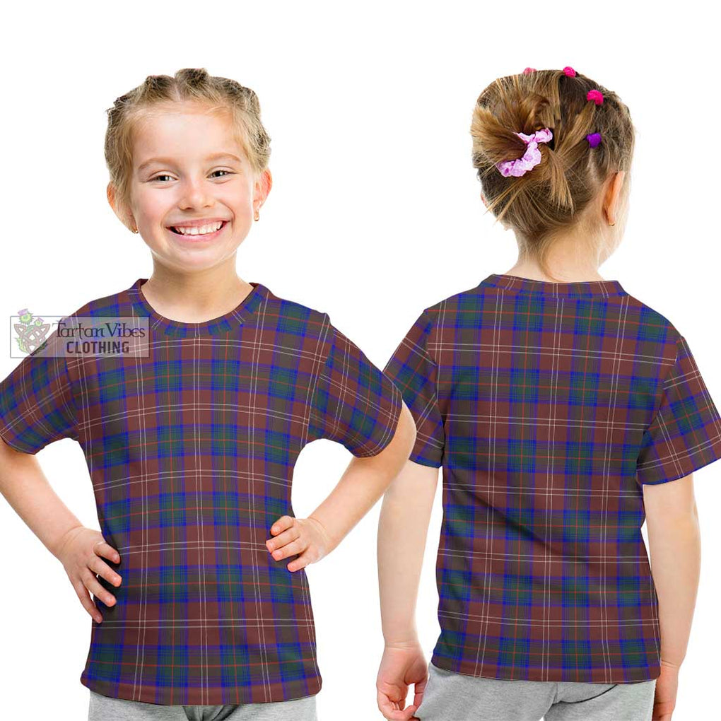 Chisholm Hunting Modern Tartan Kid T-Shirt - Tartanvibesclothing Shop