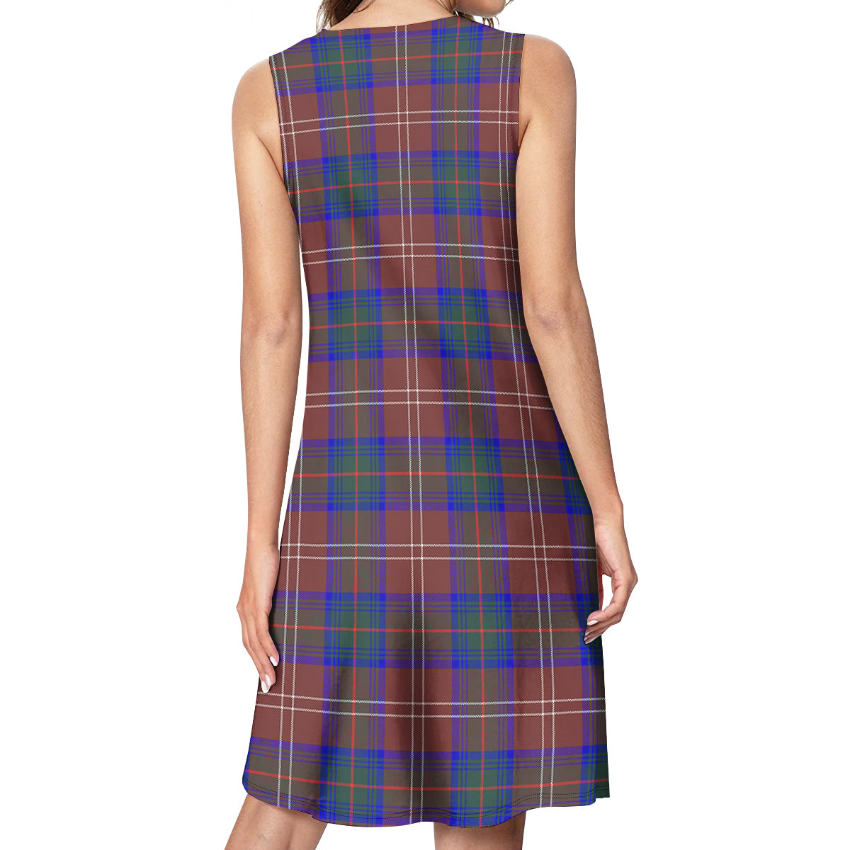 Chisholm Hunting Modern Tartan Womens Casual Dresses - Tartanvibesclothing