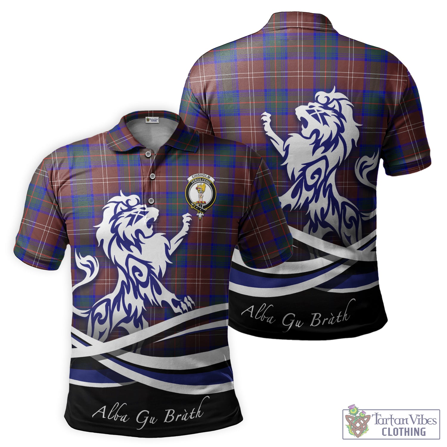 chisholm-hunting-modern-tartan-polo-shirt-with-alba-gu-brath-regal-lion-emblem