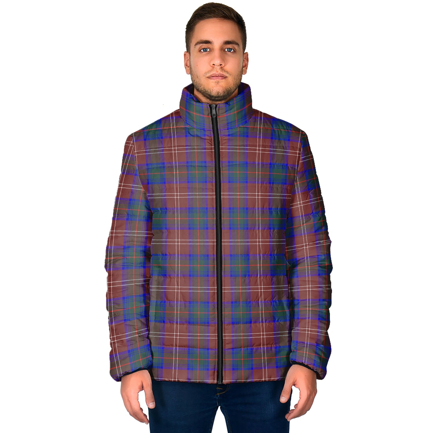 Chisholm Hunting Modern Tartan Padded Jacket - Tartan Vibes Clothing