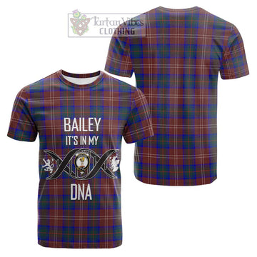 Chisholm Hunting Modern Tartan Cotton T-shirt with Family Crest DNA In Me Style