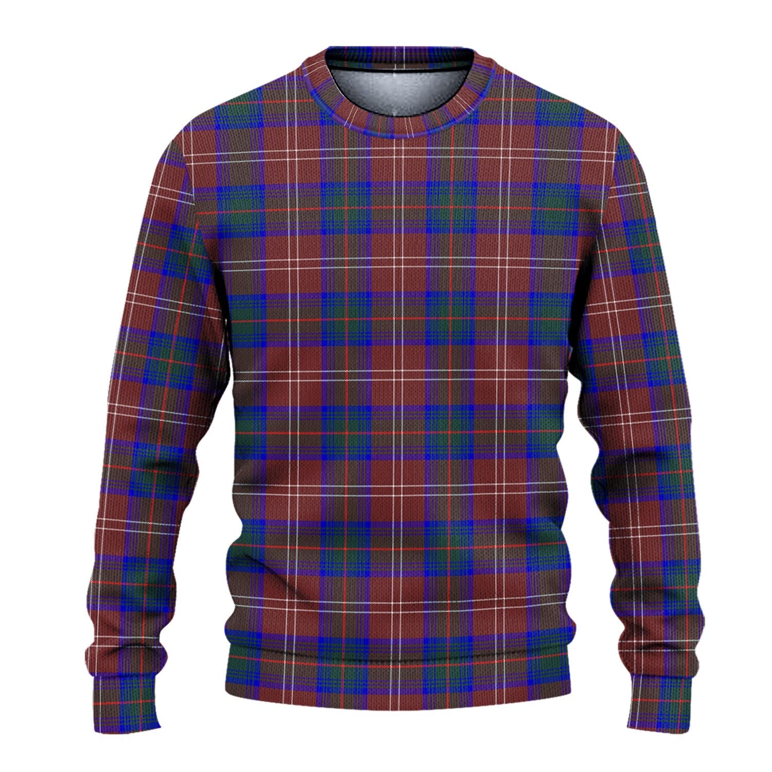 Chisholm Hunting Modern Tartan Knitted Sweater - Tartanvibesclothing