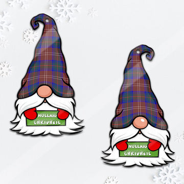 Chisholm Hunting Modern Gnome Christmas Ornament with His Tartan Christmas Hat