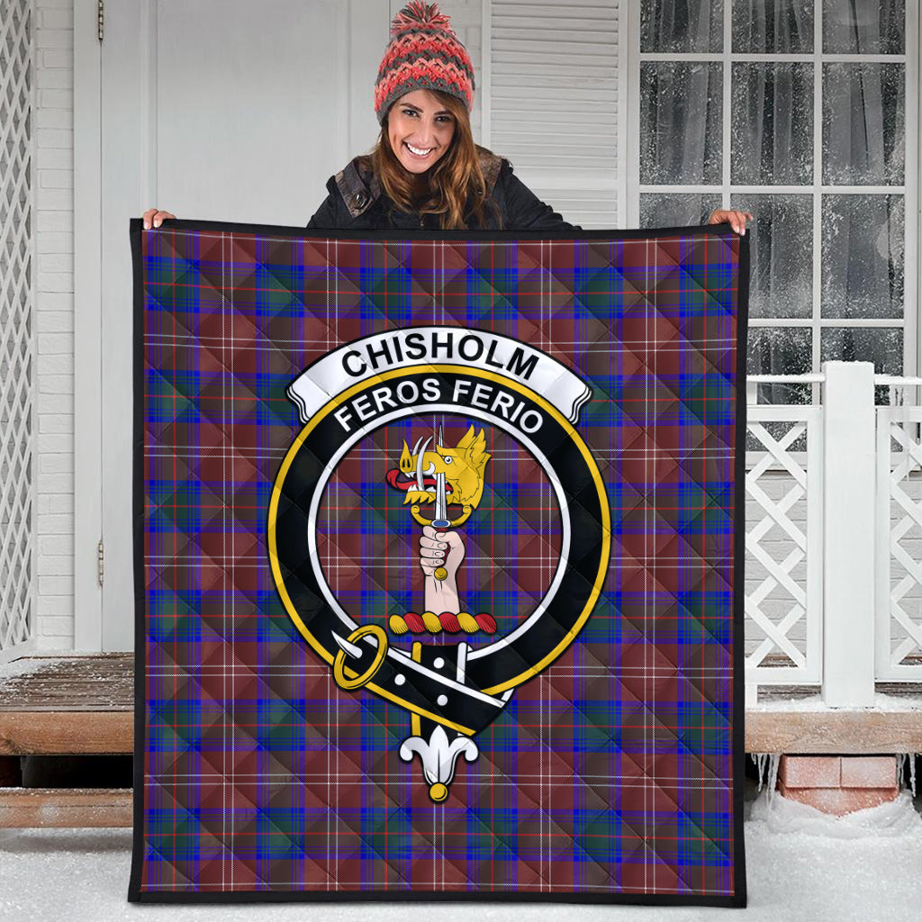 chisholm-hunting-modern-tartan-quilt-with-family-crest