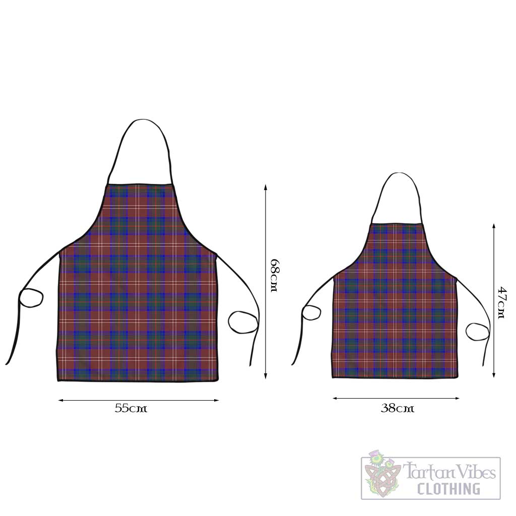 Chisholm Hunting Modern Tartan Apron Black L 55x68 cm - Tartan Vibes Clothing