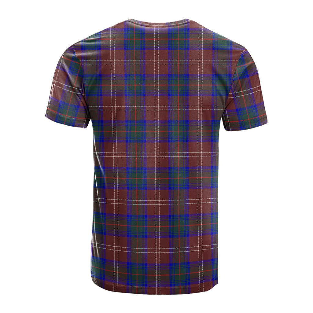 Chisholm Hunting Modern Tartan T-Shirt with Family Crest - Tartan Vibes Clothing