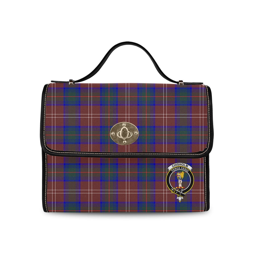 chisholm-hunting-modern-tartan-leather-strap-waterproof-canvas-bag-with-family-crest