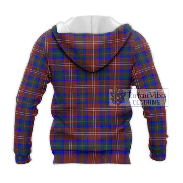 Chisholm Hunting Modern Tartan Knitted Hoodie with Family Crest DNA In Me Style