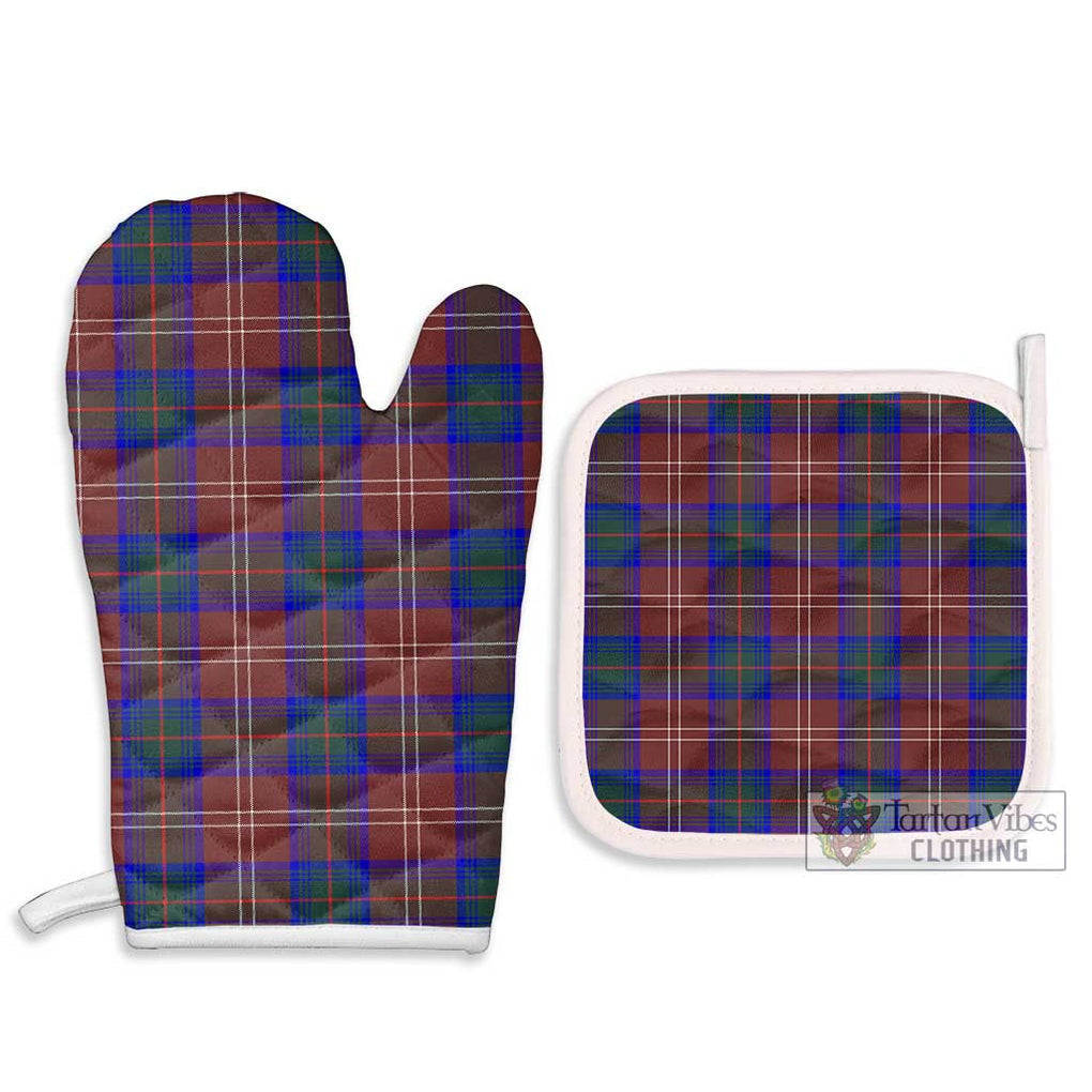 Chisholm Hunting Modern Tartan Combo Oven Mitt & Pot-Holder Combo 1 Oven Mitt & 2 Pot-Holder White - Tartan Vibes Clothing