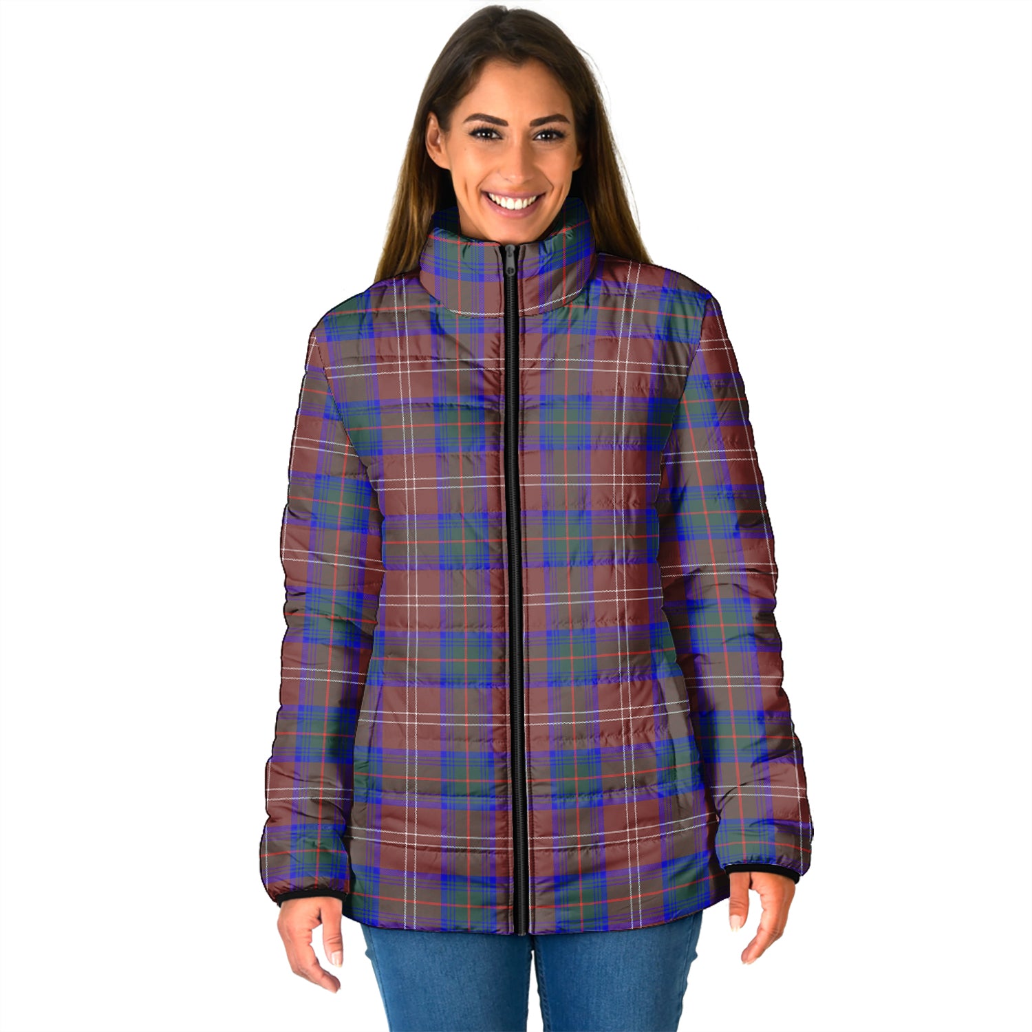 Chisholm Hunting Modern Tartan Padded Jacket - Tartan Vibes Clothing