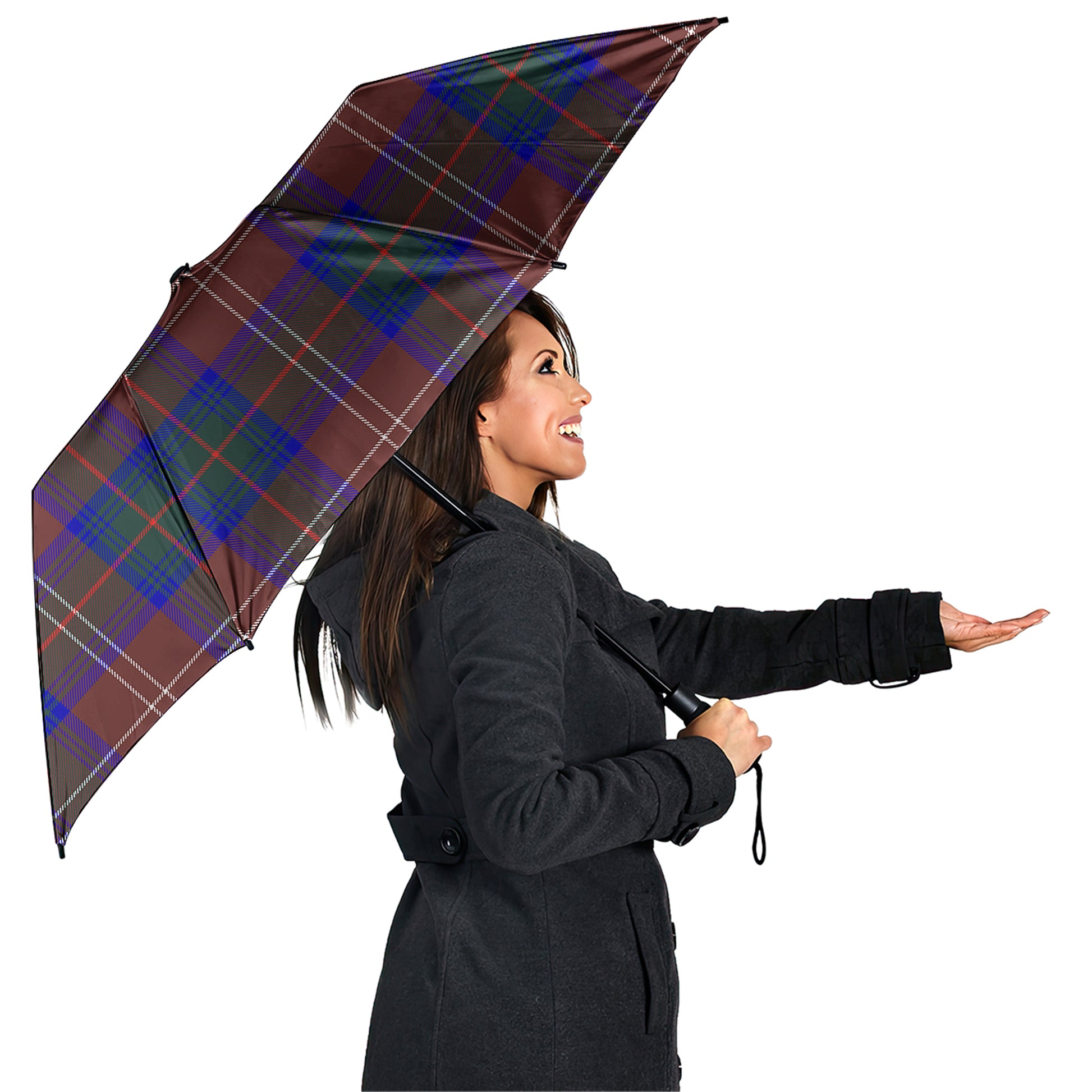 Chisholm Hunting Modern Tartan Umbrella - Tartanvibesclothing