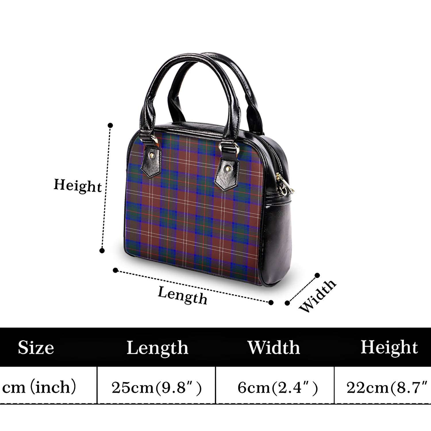 Chisholm Hunting Modern Tartan Shoulder Handbags - Tartanvibesclothing