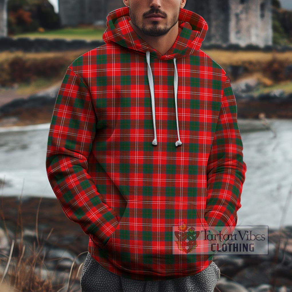 Chisholm Modern Tartan Cotton Hoodie Pullover Hoodie XS - Tartan Vibes Clothing