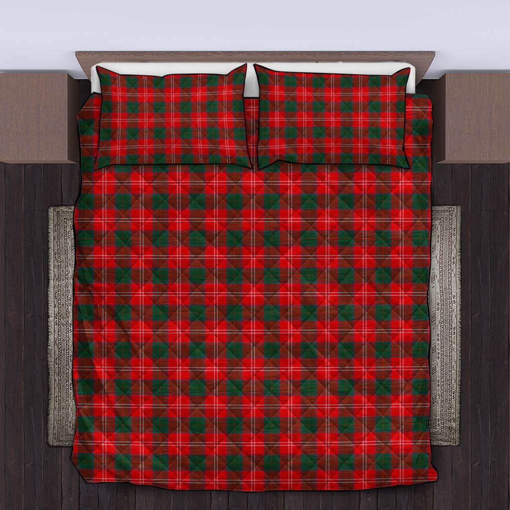 Chisholm Modern Tartan Quilt Bed Set King - Tartan Vibes Clothing