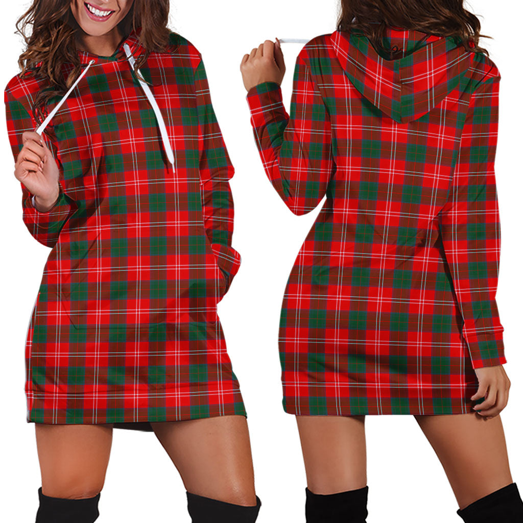 Chisholm Modern Tartan Hoodie Dress - Tartan Vibes Clothing