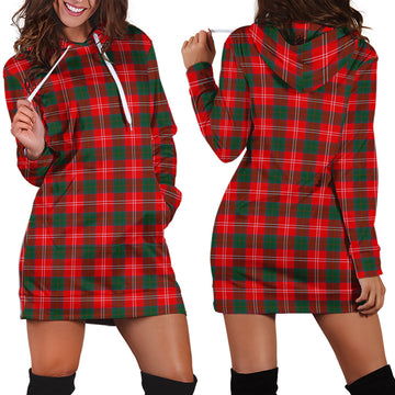 Chisholm Modern Tartan Hoodie Dress