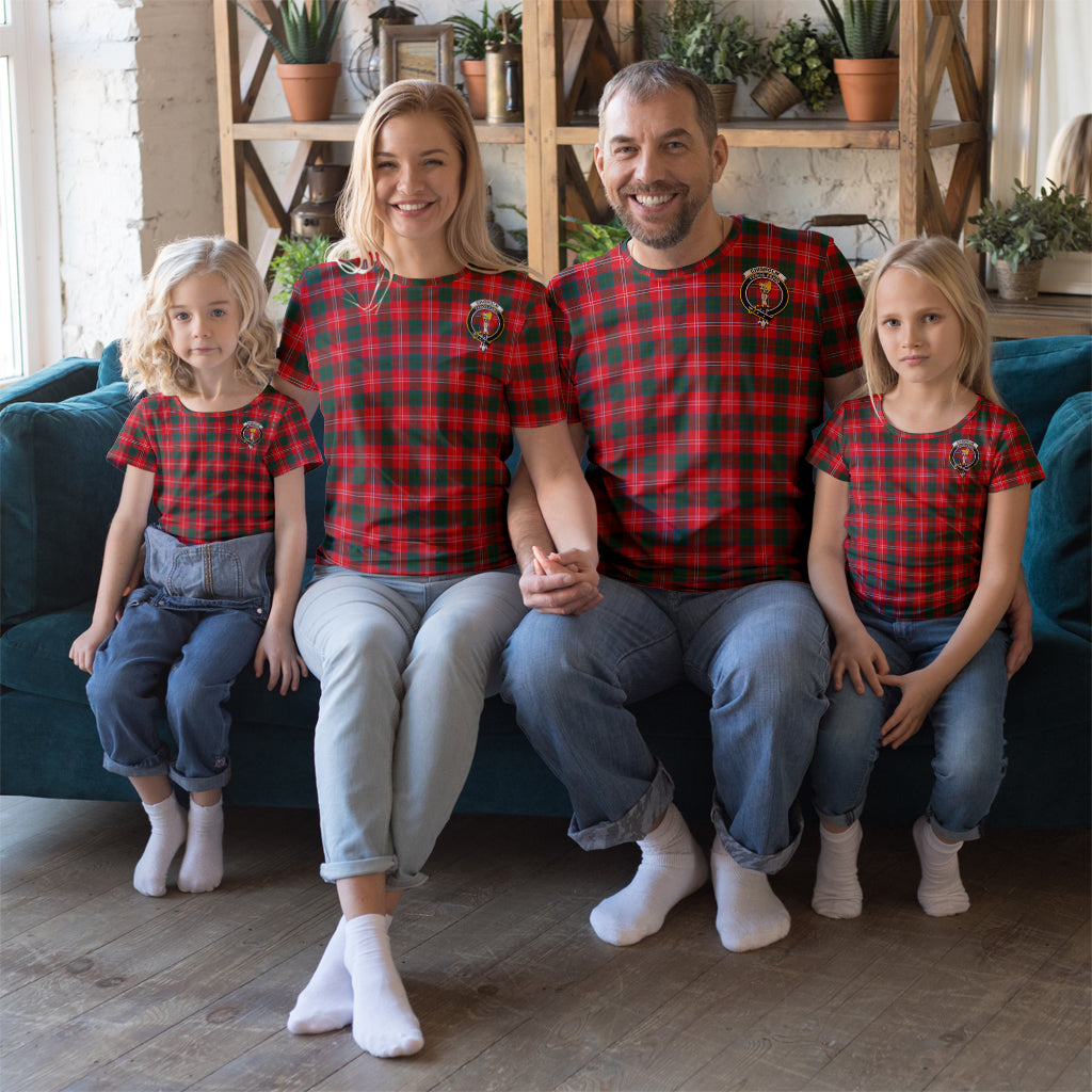 Chisholm Modern Tartan T-Shirt with Family Crest Kid's Shirt - Tartan Vibes Clothing