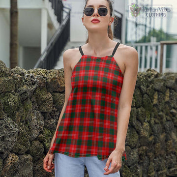 Chisholm Modern Tartan Loose Halter Neck Camisole