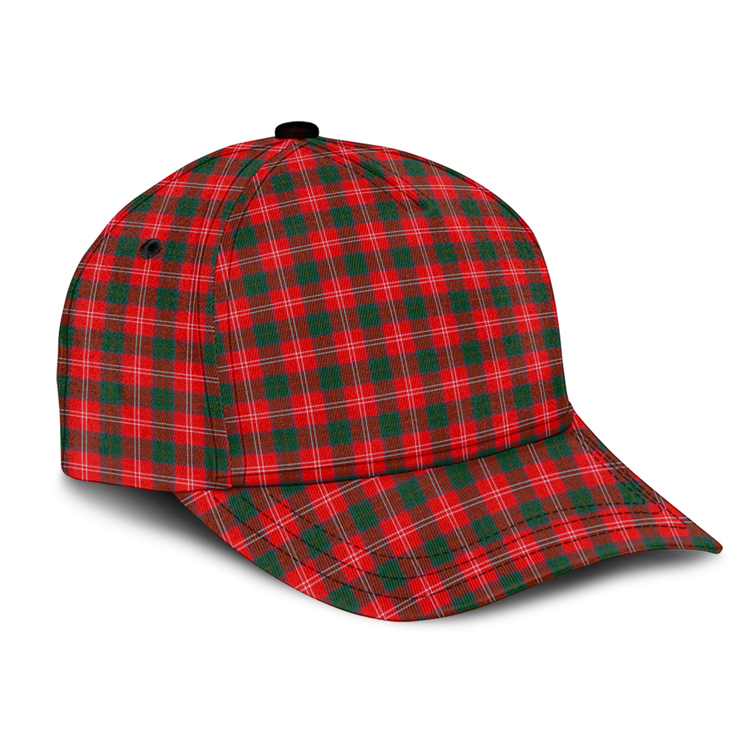 Chisholm Modern Tartan Classic Cap - Tartan Vibes Clothing