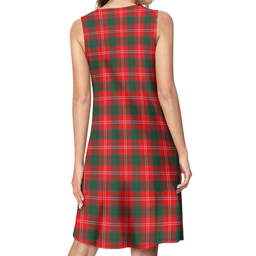 Chisholm Modern Tartan Womens Casual Dresses