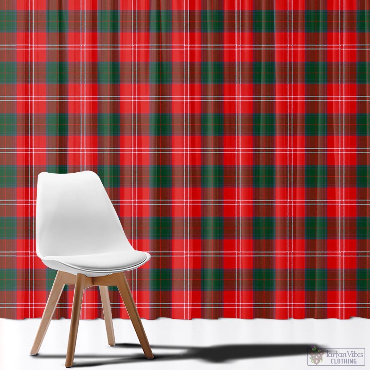 Chisholm Modern Tartan Window Curtain